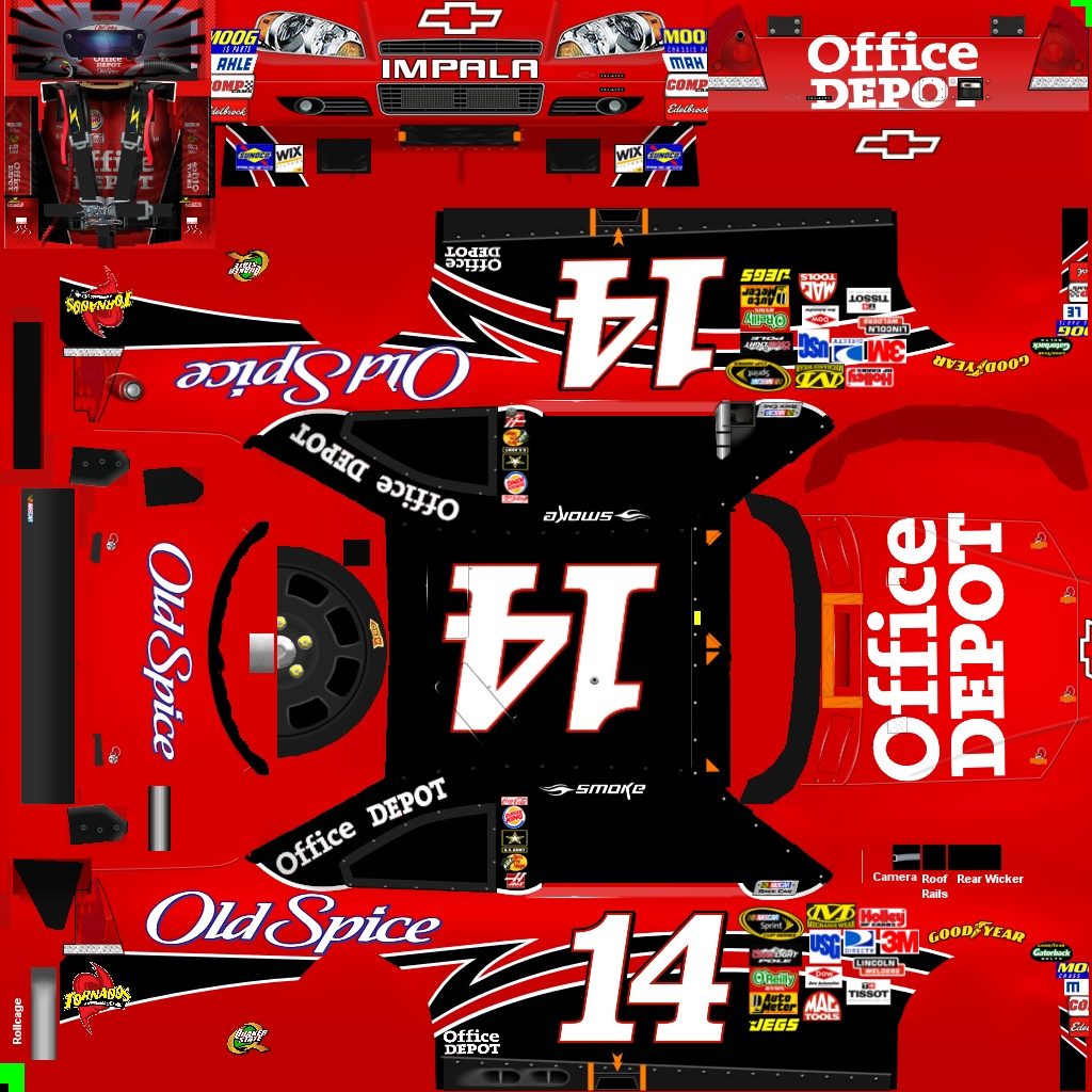 #14 Office Depot Chevy 2010