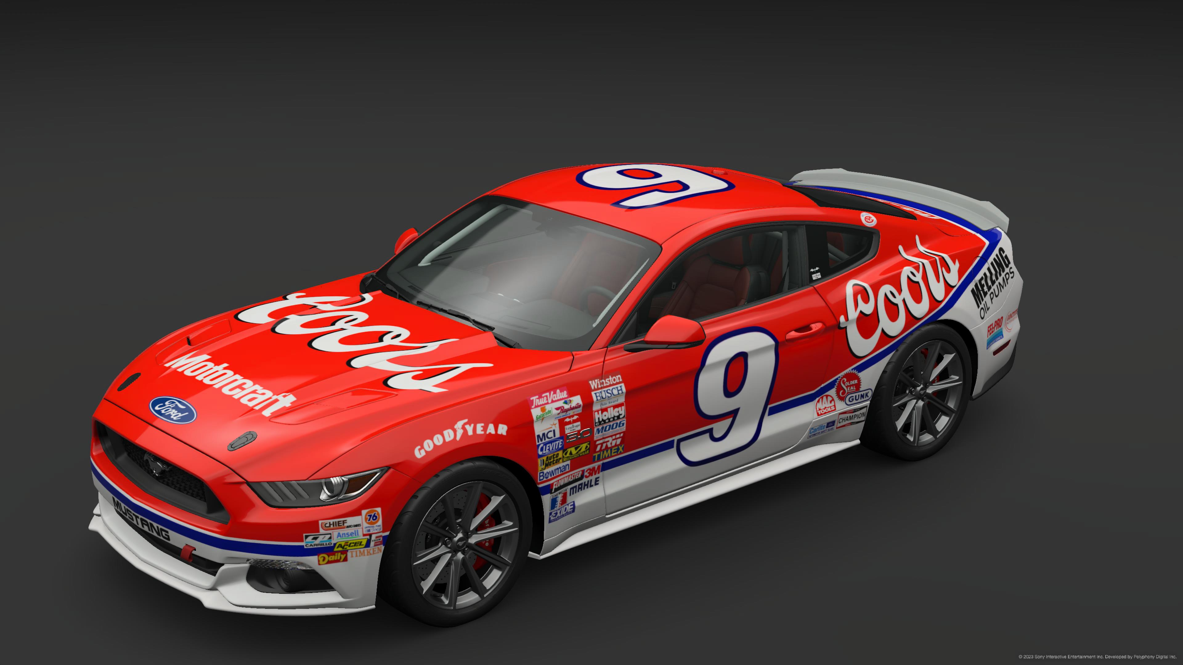 1989 Bill Elliott Coors Ford NASCAR - Pic 1
