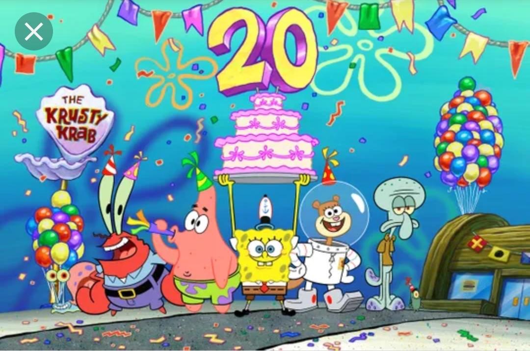 20 years of Spongebob Squarepants