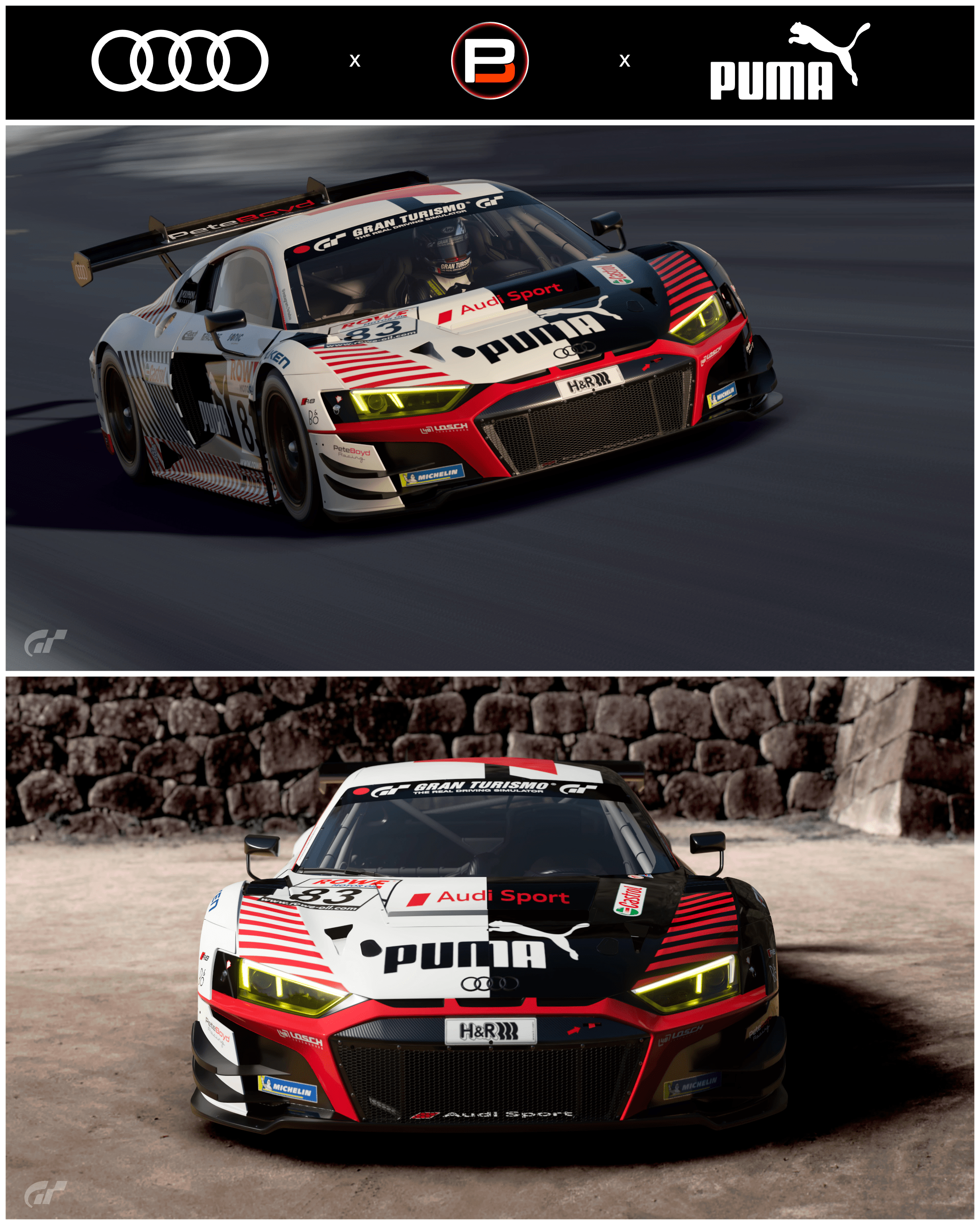 Palace Mysterious Supervise 2022 Audi Sport Puma #83 | GTPlanet