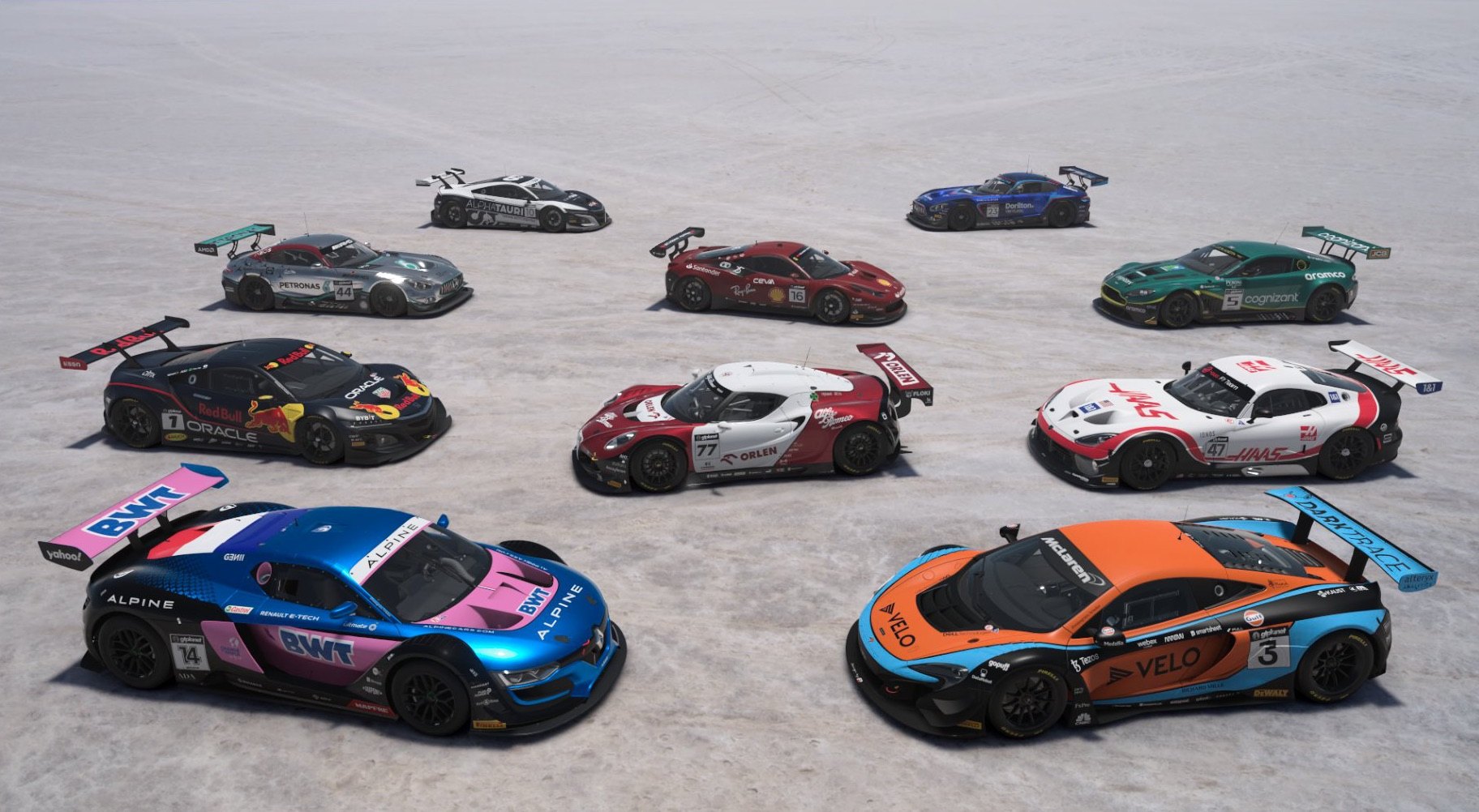 2022 F1 liveries >>> GT3