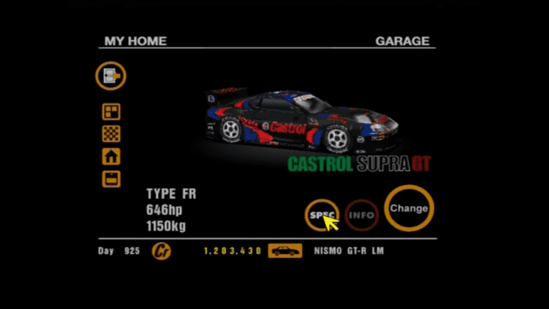 45 Toyota Castrol Supra GT Black&Blue
