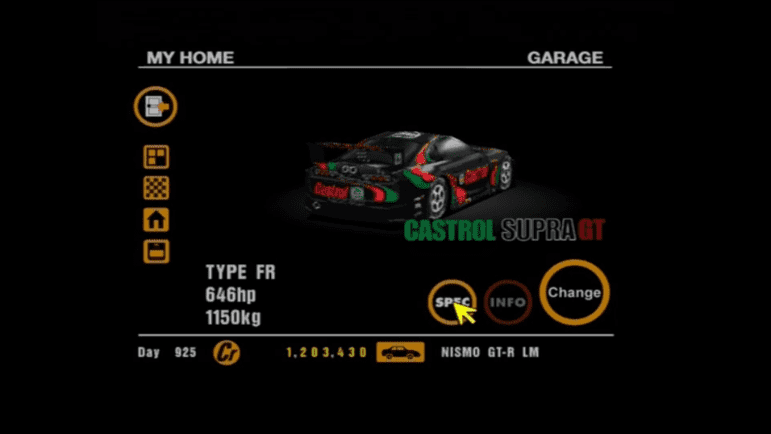 46 Toyota Castrol Supra GT Black&Green