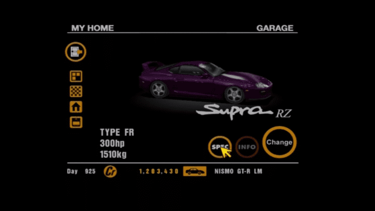 49 Toyota Supra RZ Purple