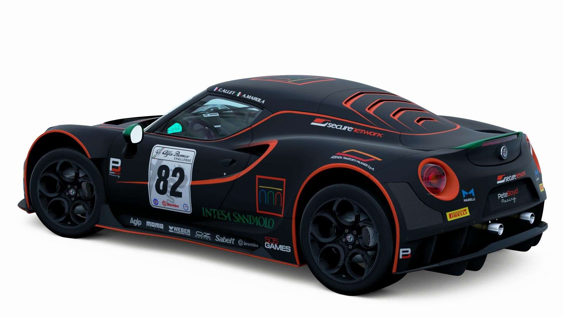 4C PeteBoyd Racing Intesa SanPaolo