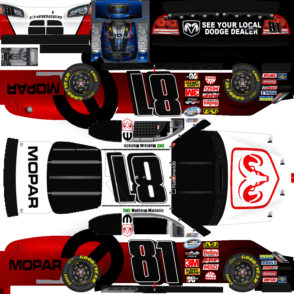 #81 Dodge Mopar Nationwide