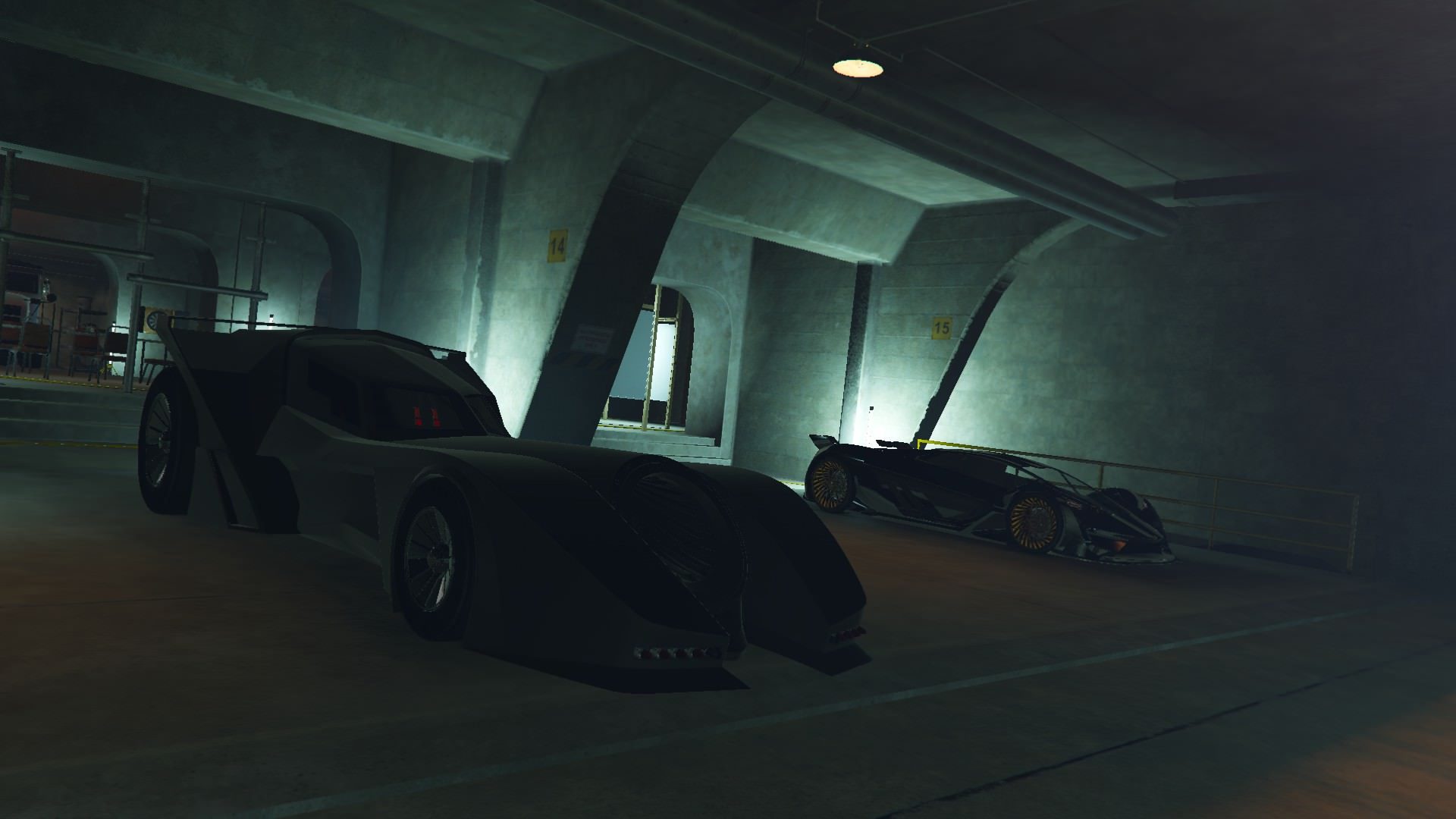 A quick tour over SPD's Arcade Garage 1 - Vigilante + Pegassi Tezeract