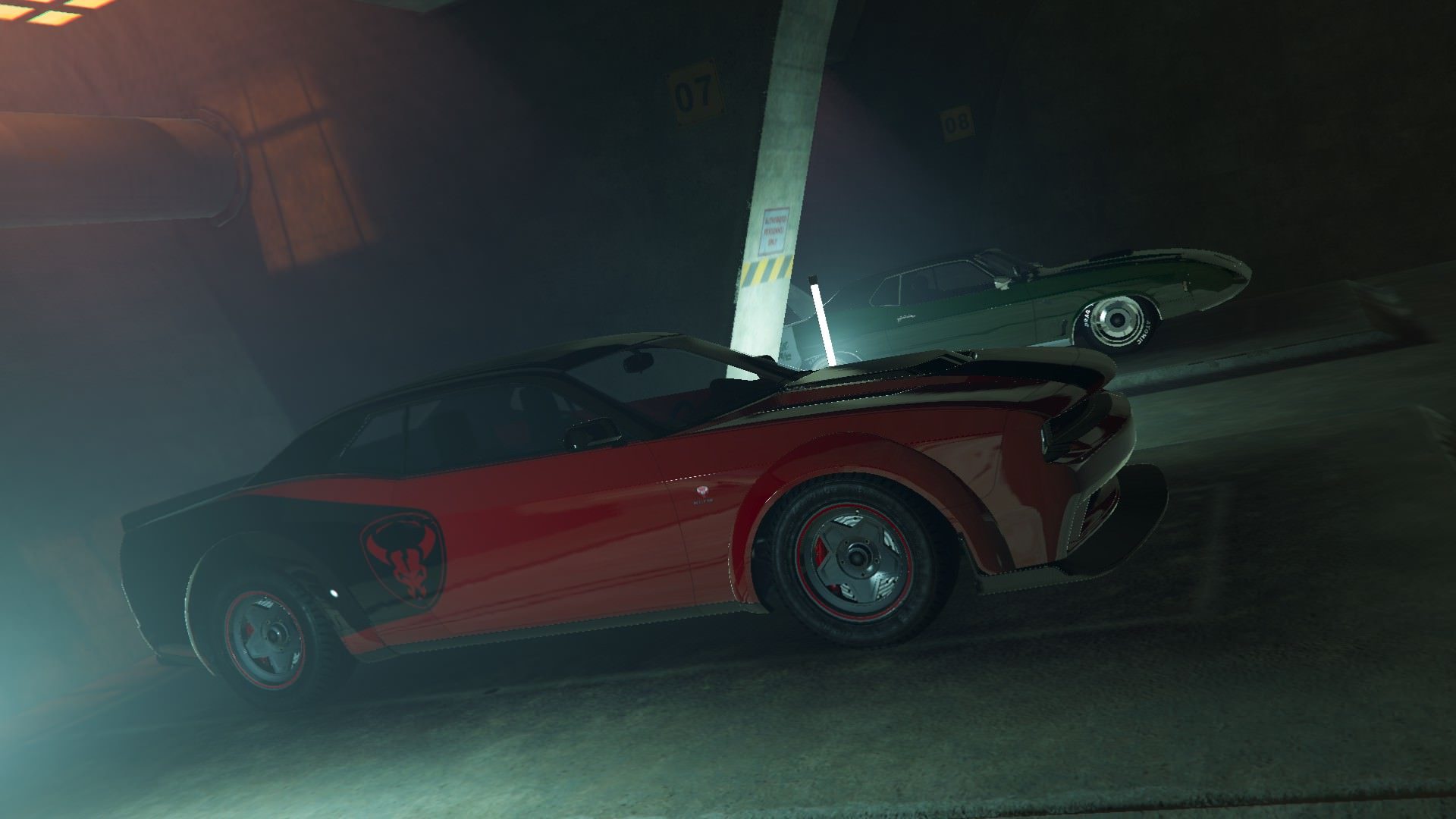 A quick tour over SPD's Arcade Garage 4 - Bravado Gauntlet Hellfire + Bravado Gauntlet Classic Custom