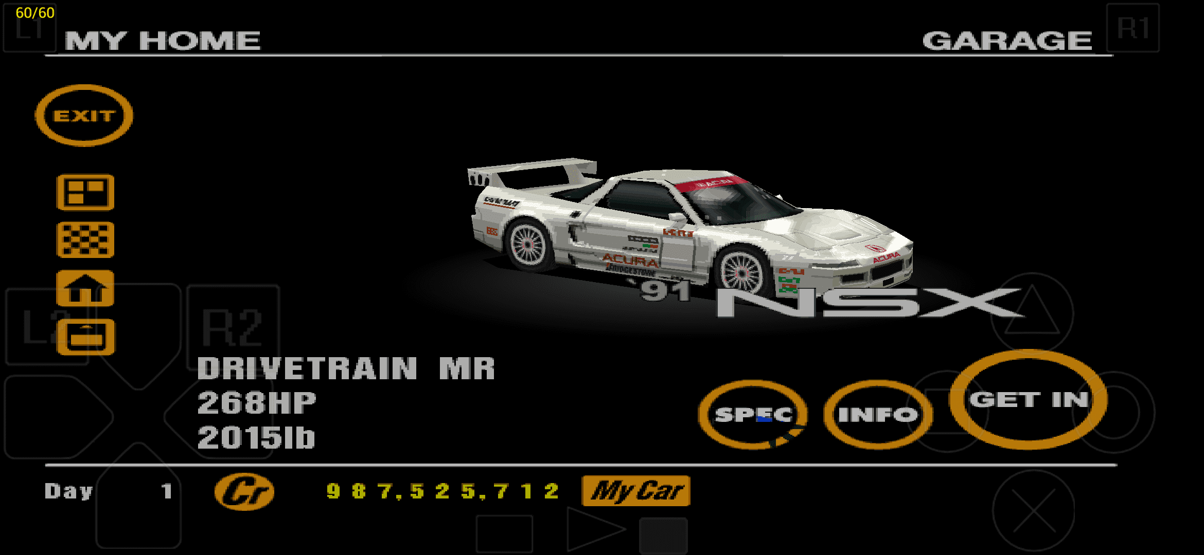 Acura NSX '91 Racing Modification