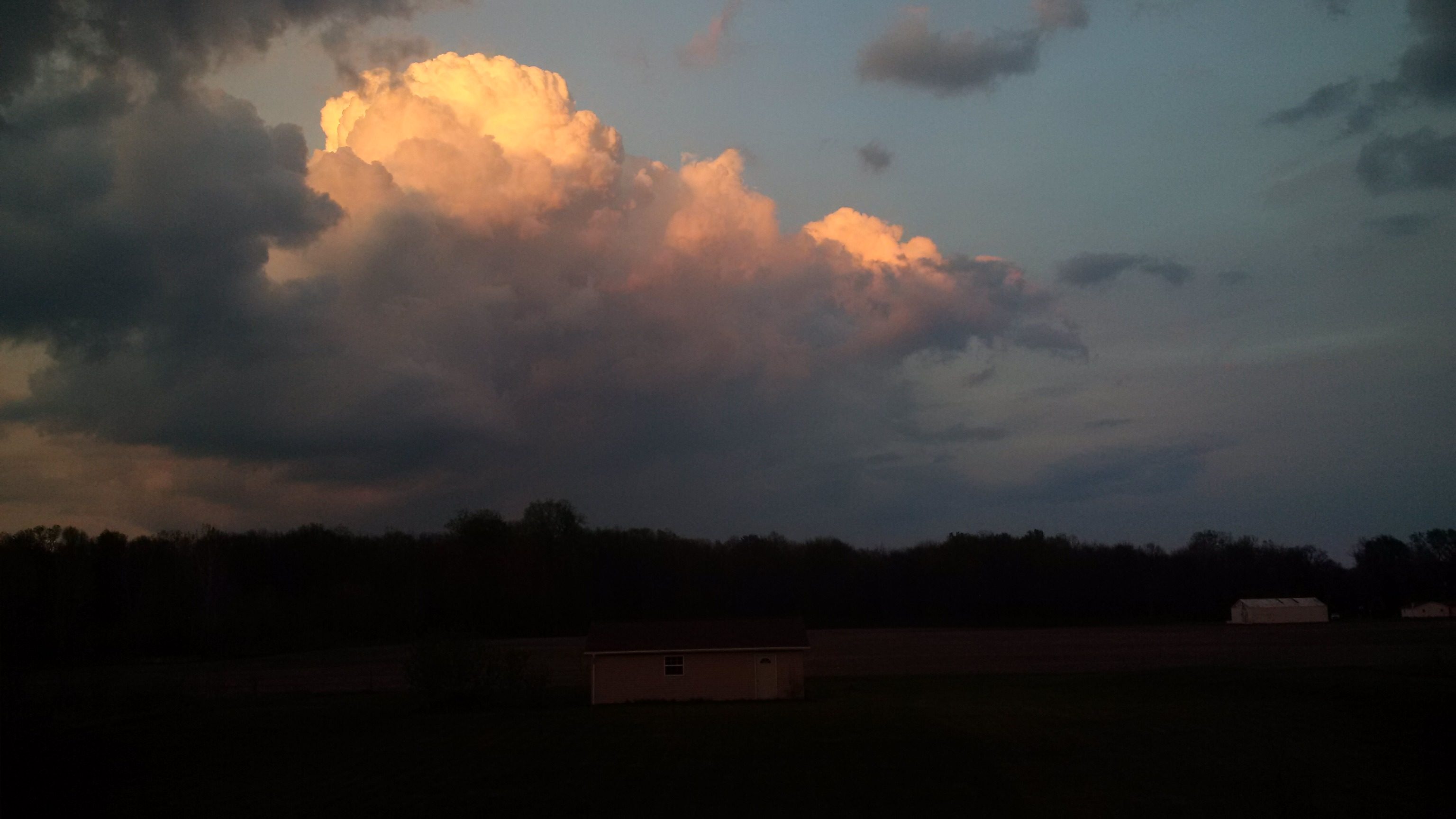 Afternoon clouds // Whittaker, Michigan