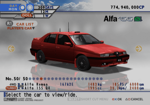 Alfa 155_Rally Kit