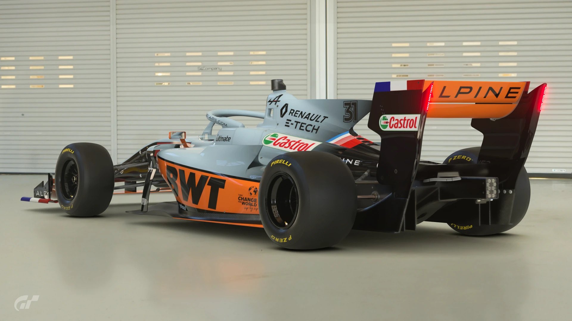 Alpine v McLaren Rear