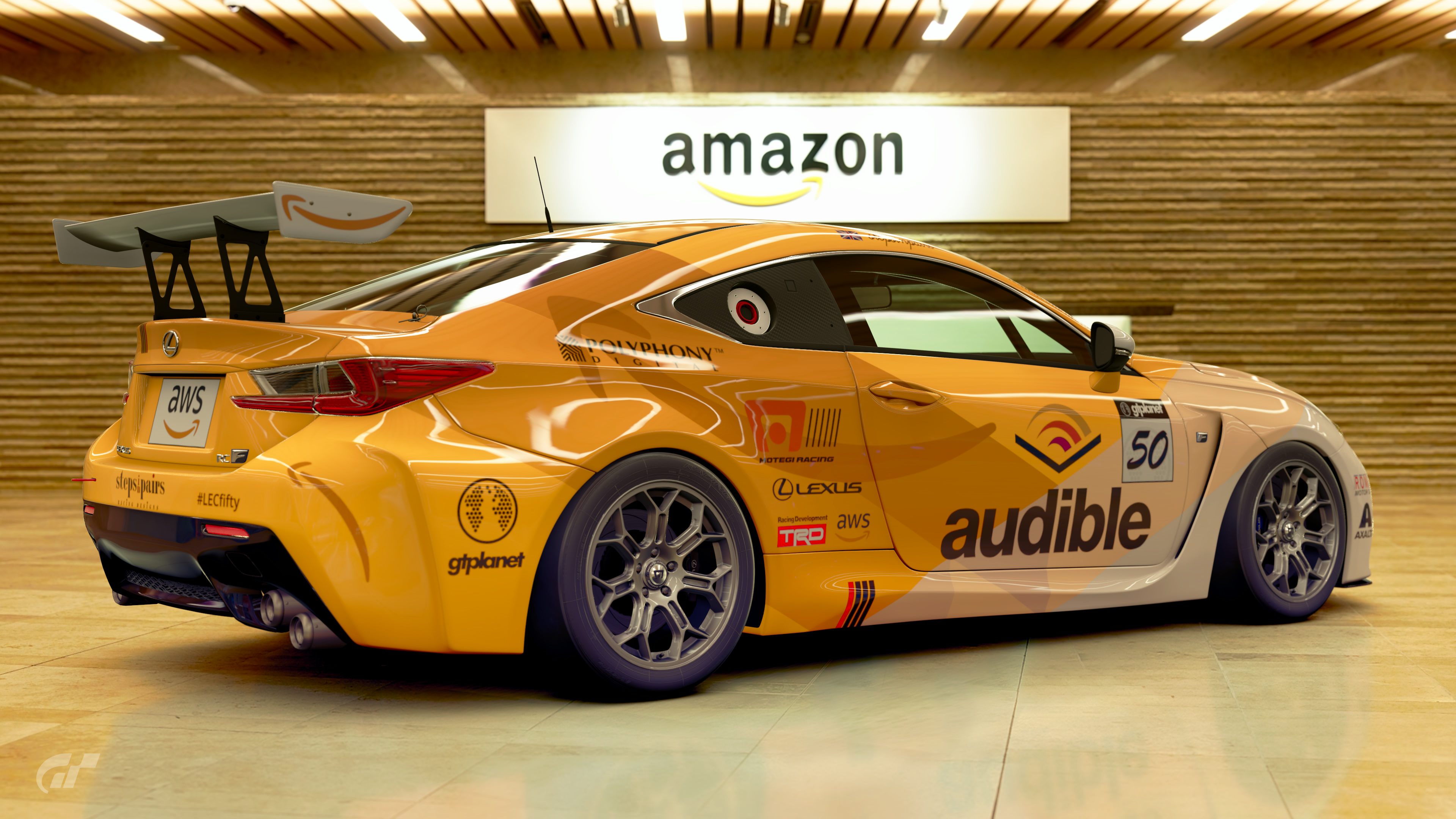 Amazon Audible Lexus RC F (Amazon HQ Rear)