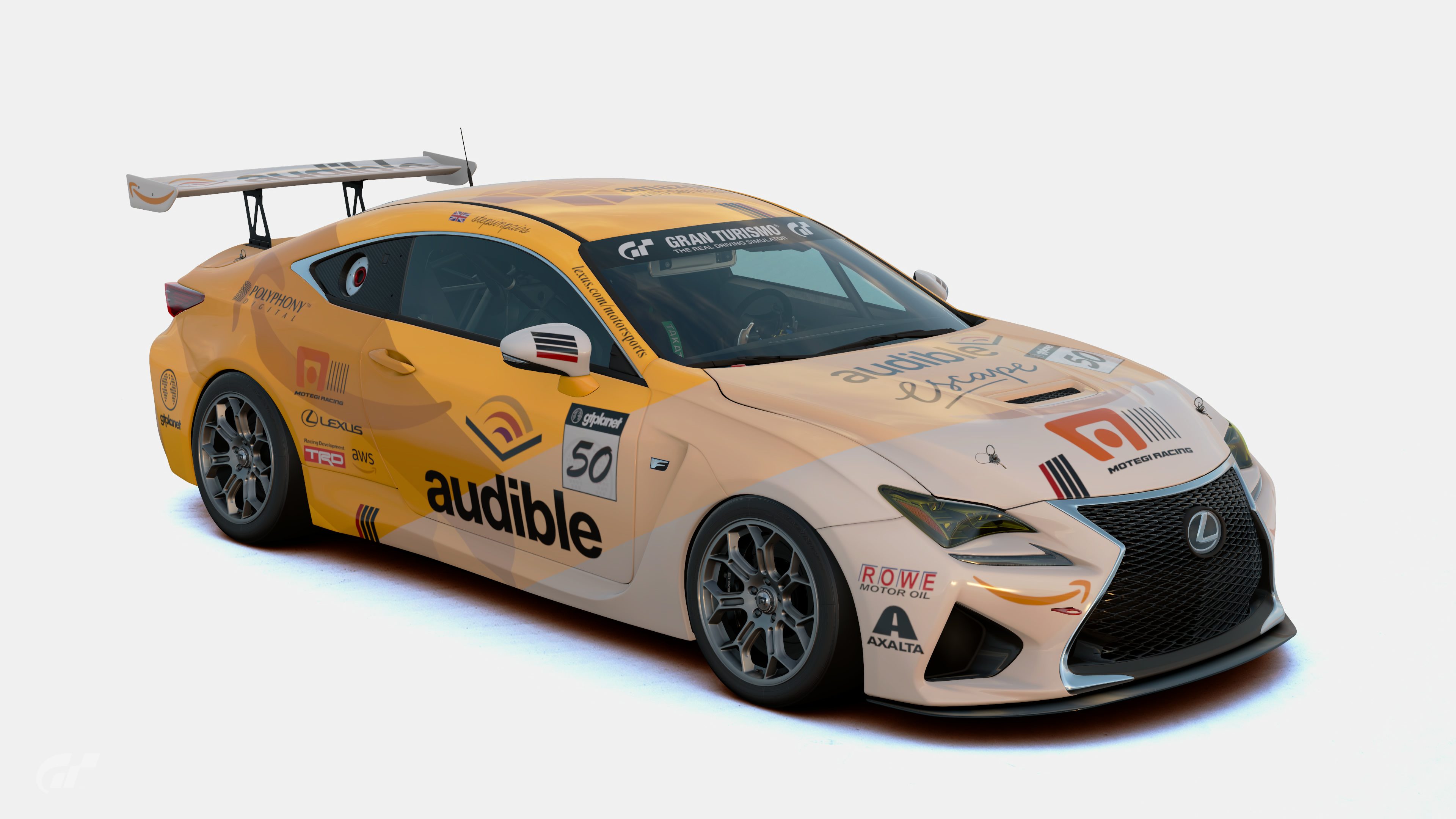 Amazon Audible Lexus RC F (front)