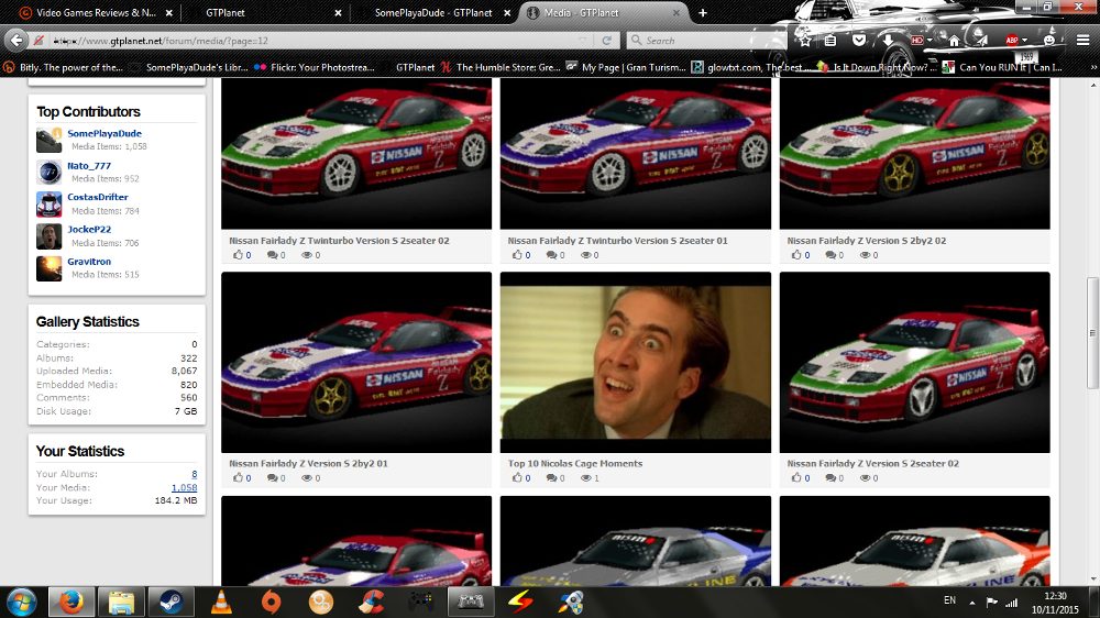 Amidst the race mods is.. Nicolas Cage?!