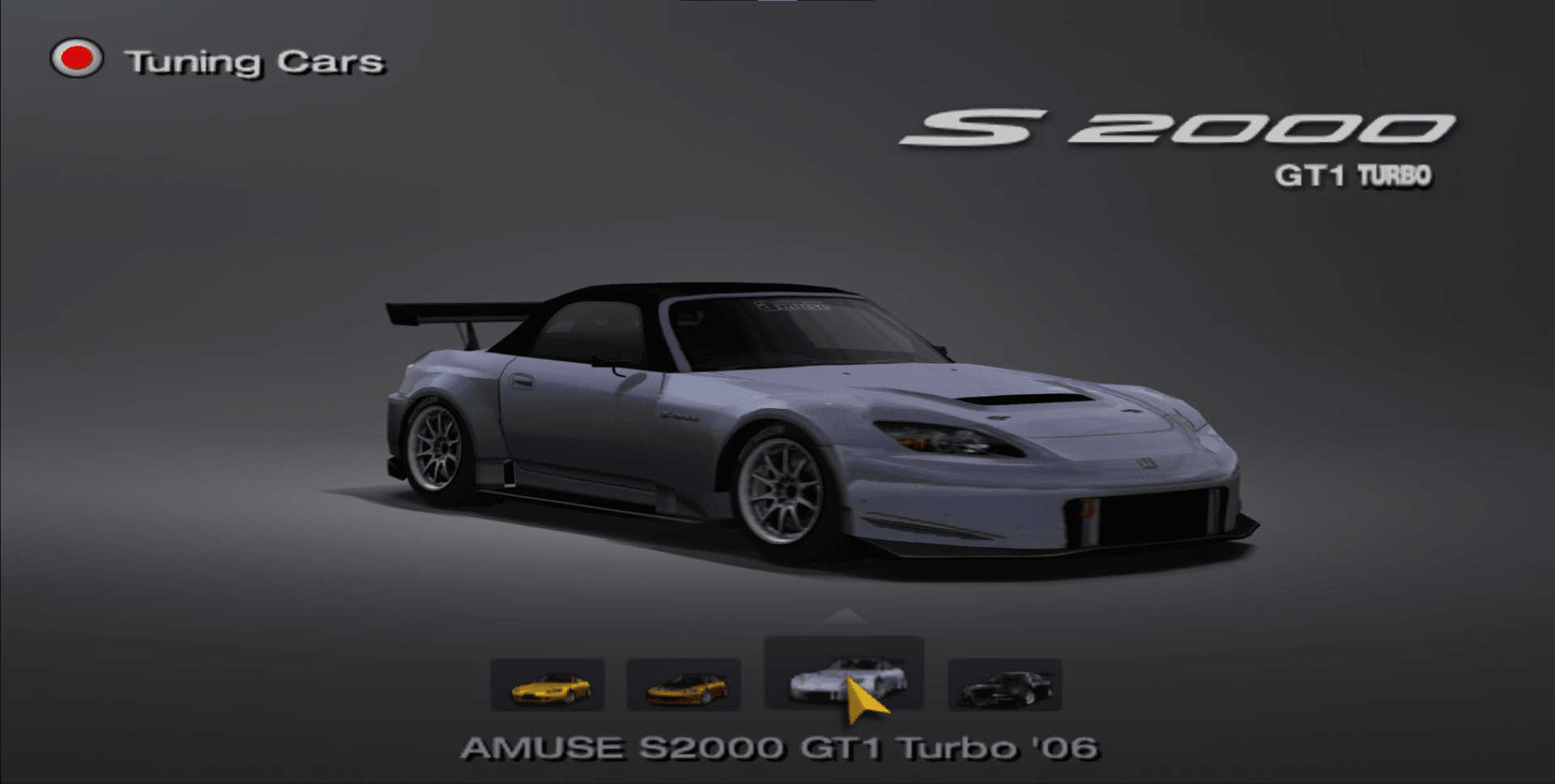 Amuse S2000 GT1 Turbo '06 Menu.png