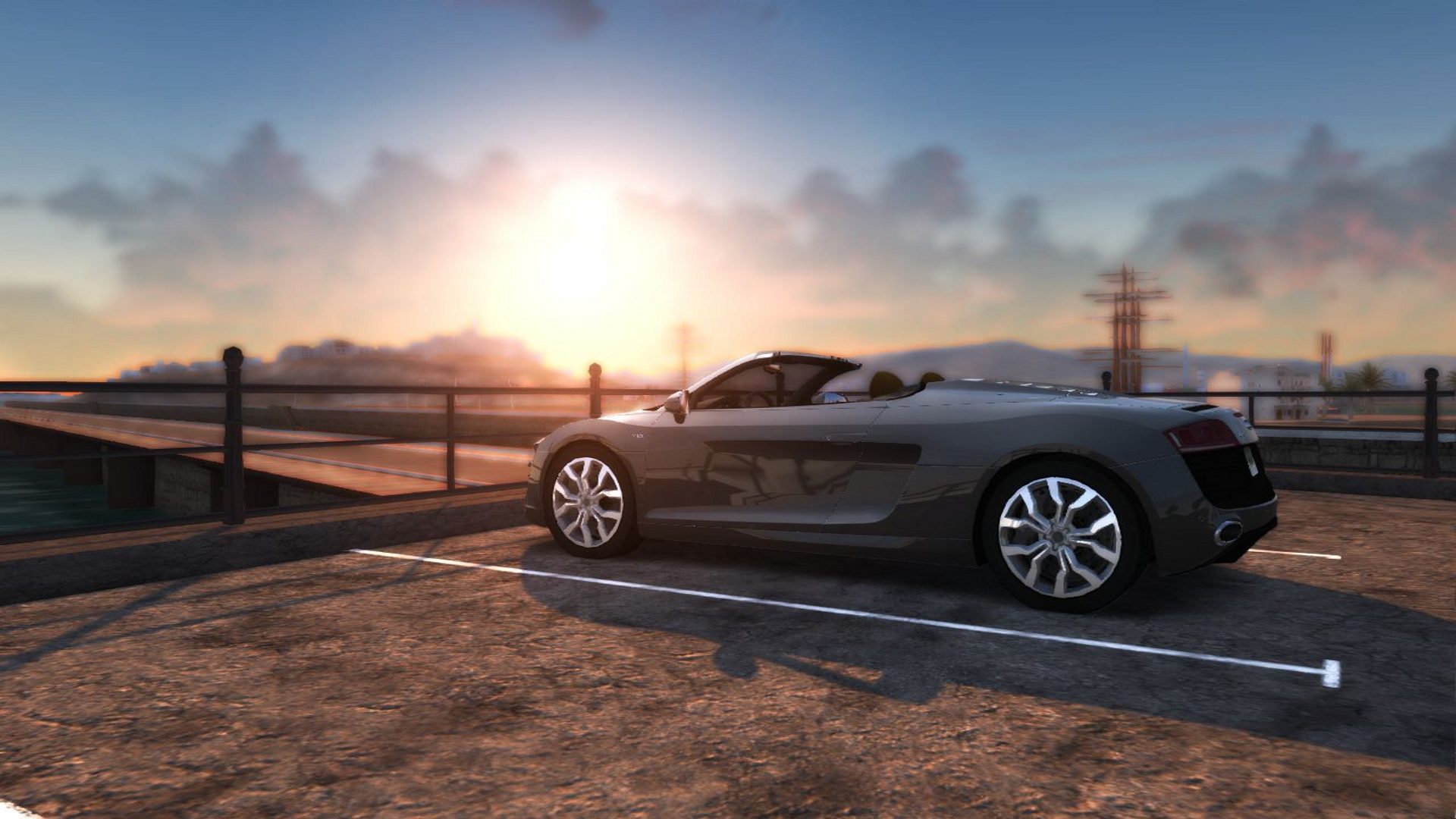 An Audi R8 Spyder Won't Let The Sun Go Down