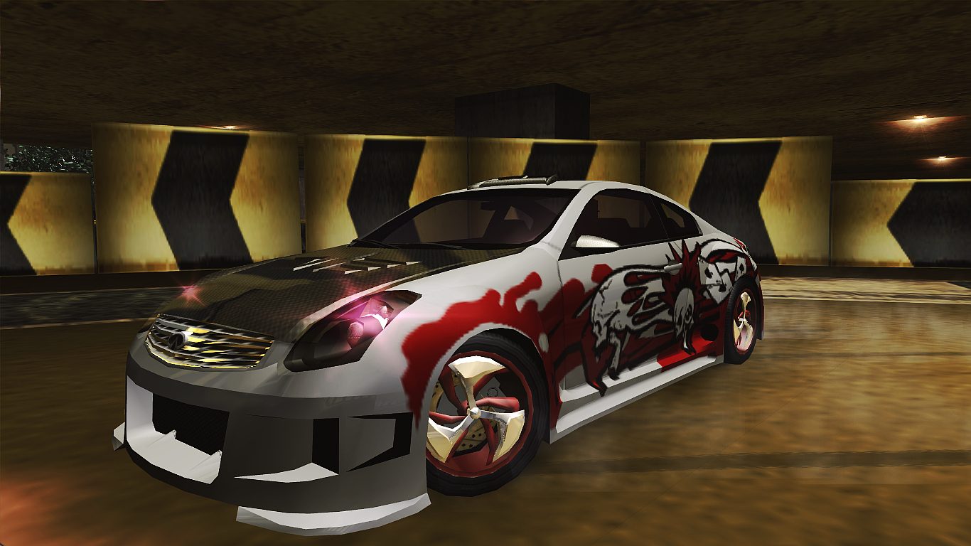 An Infiniti G35 styled under bloody murder 4