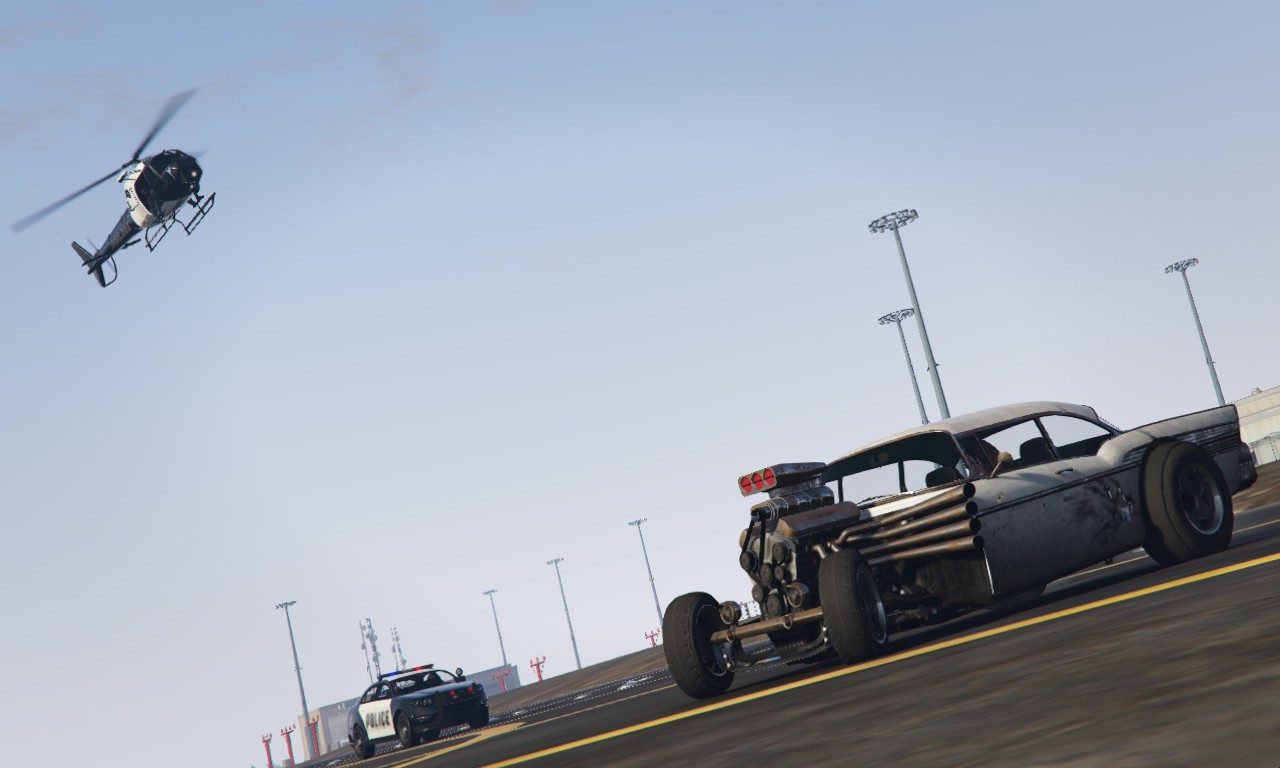 An SPD sneak on the Declasse Tornado Rat Rod 1