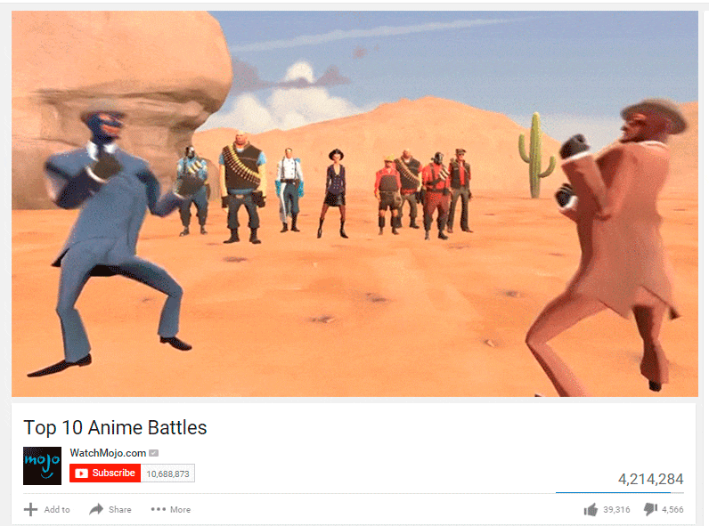 Anime battles in a nutshell (GIF) | GTPlanet