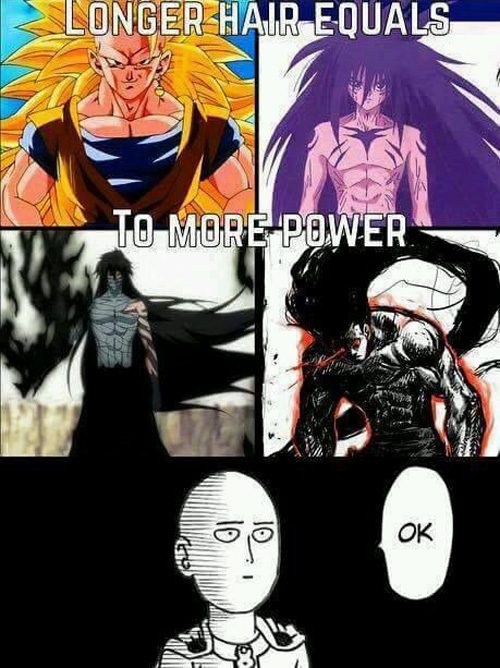 Anime superpowers and hair