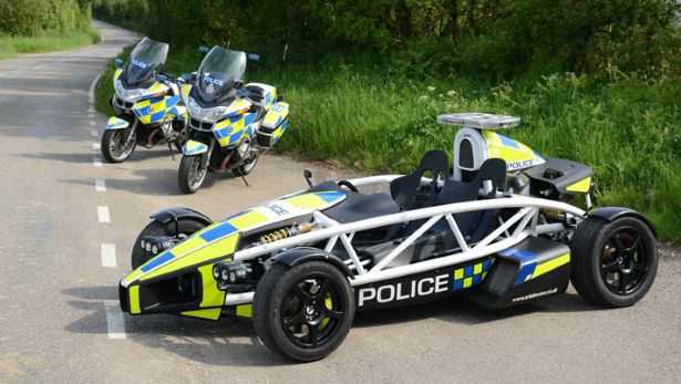 Ariel Atom police car