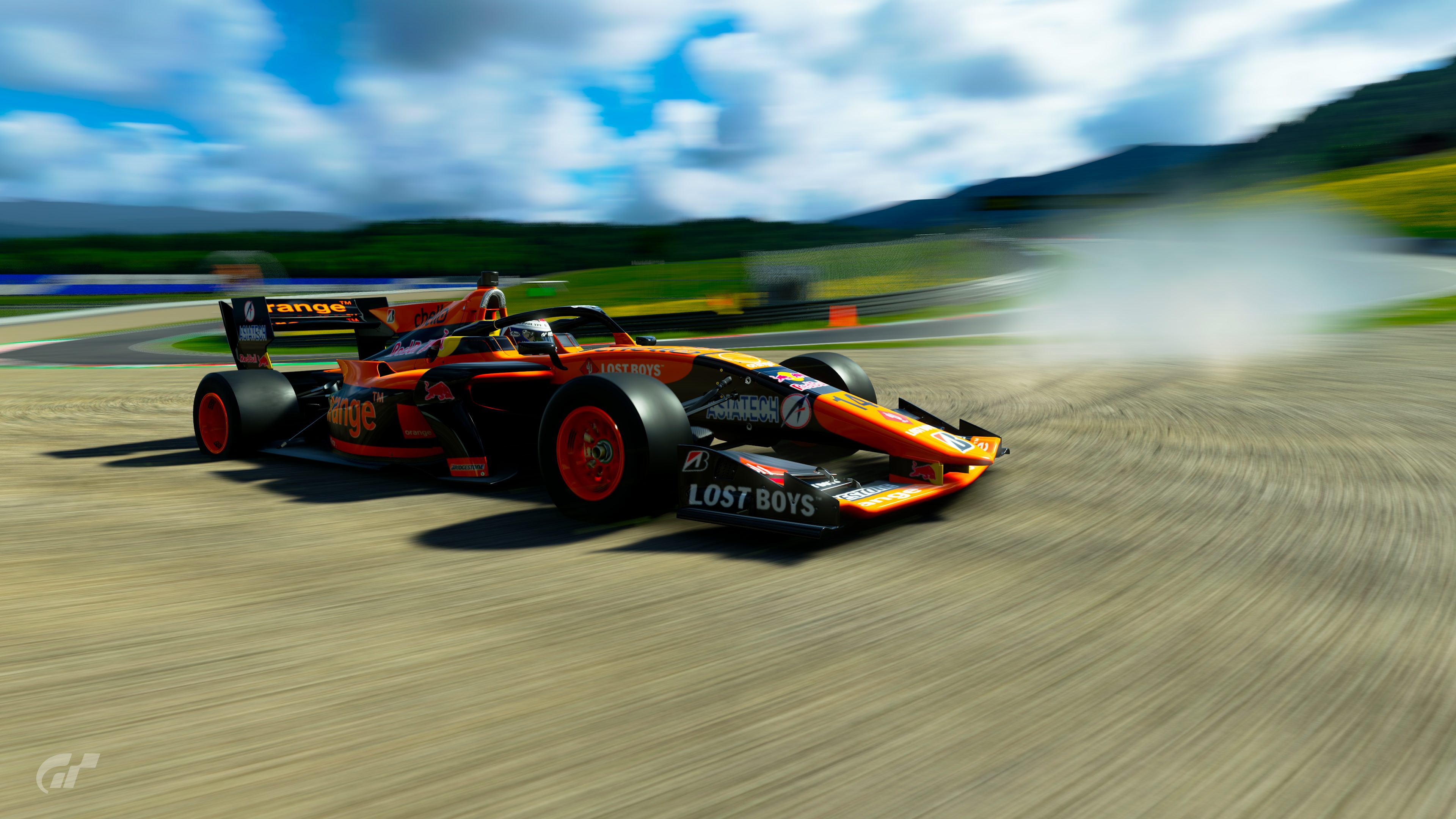 Arrows F1 Jos Verstappen Austria in the Gravel