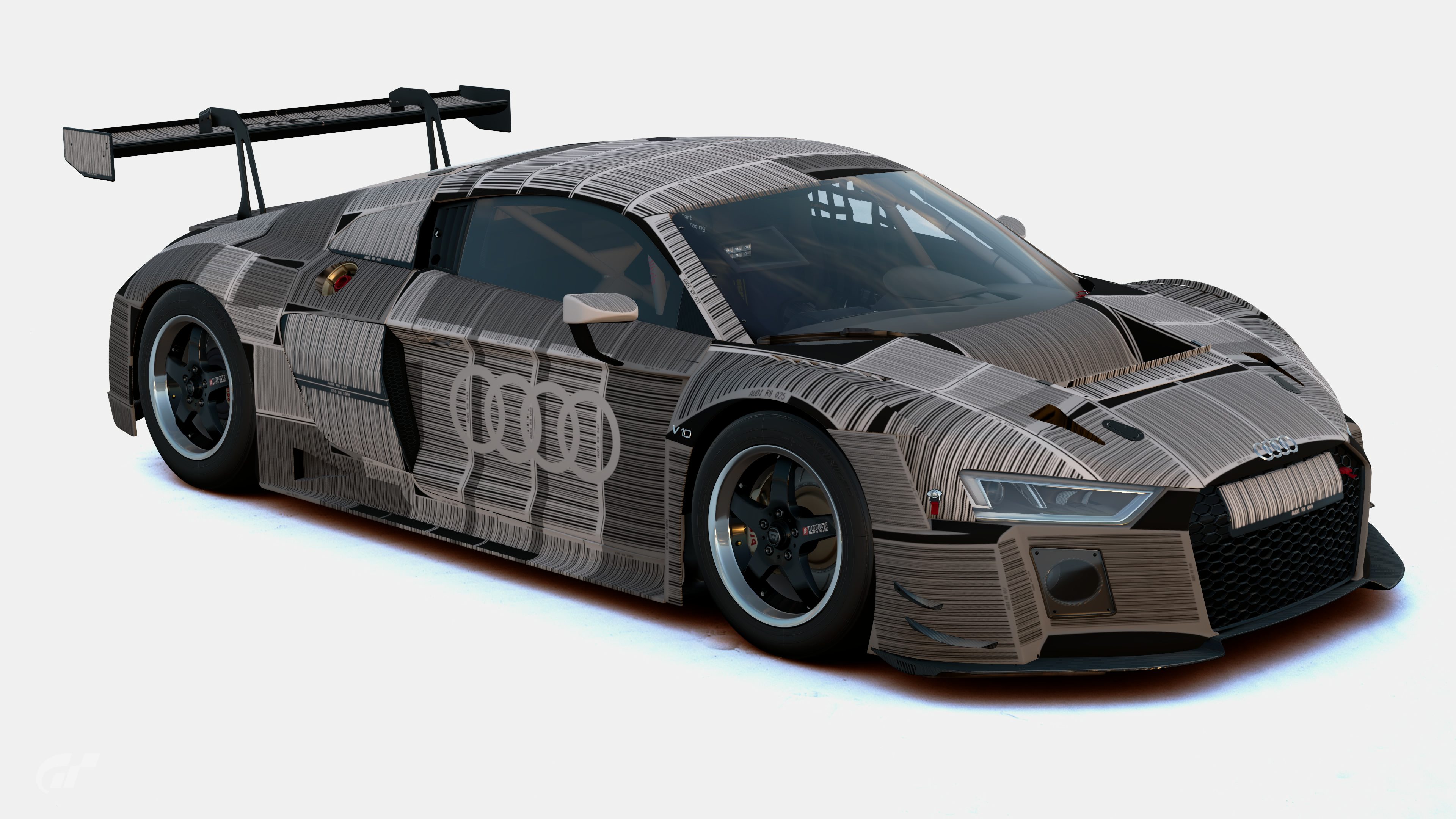 Audi R8 LMS '15 Barcode Camo (Front)