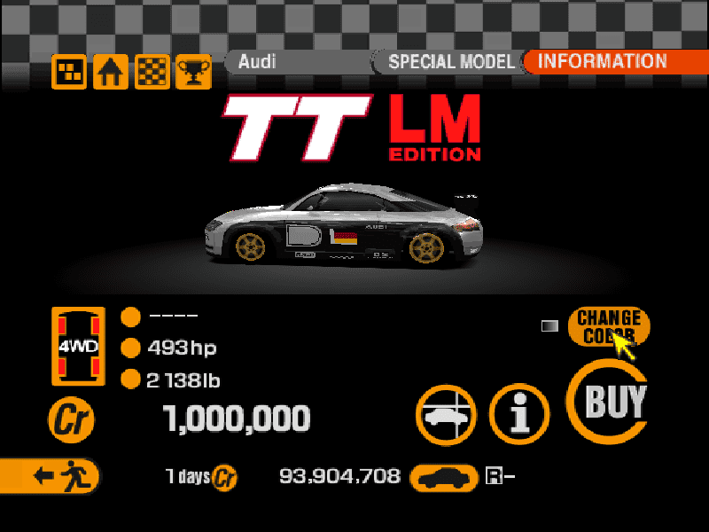 Audi TT LM Edition