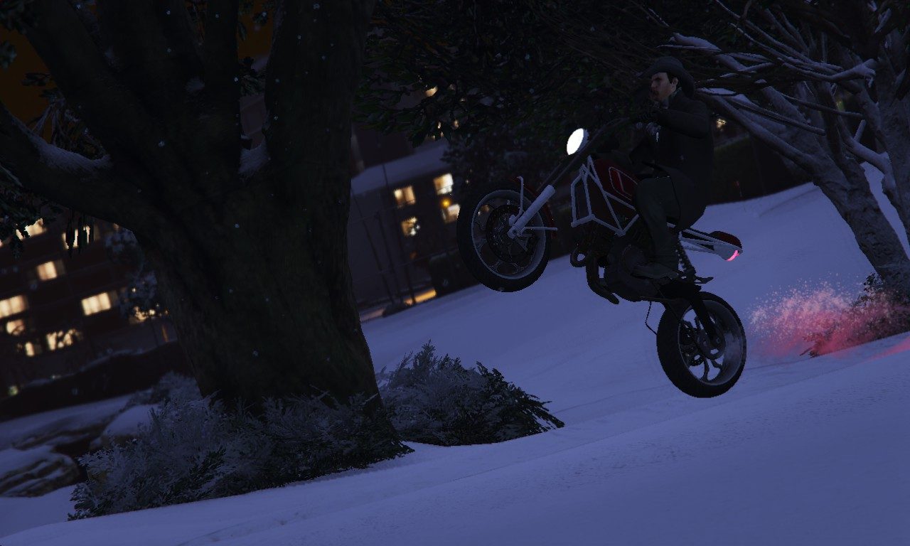 Back in time when Los Santos was Snowed Santos 1