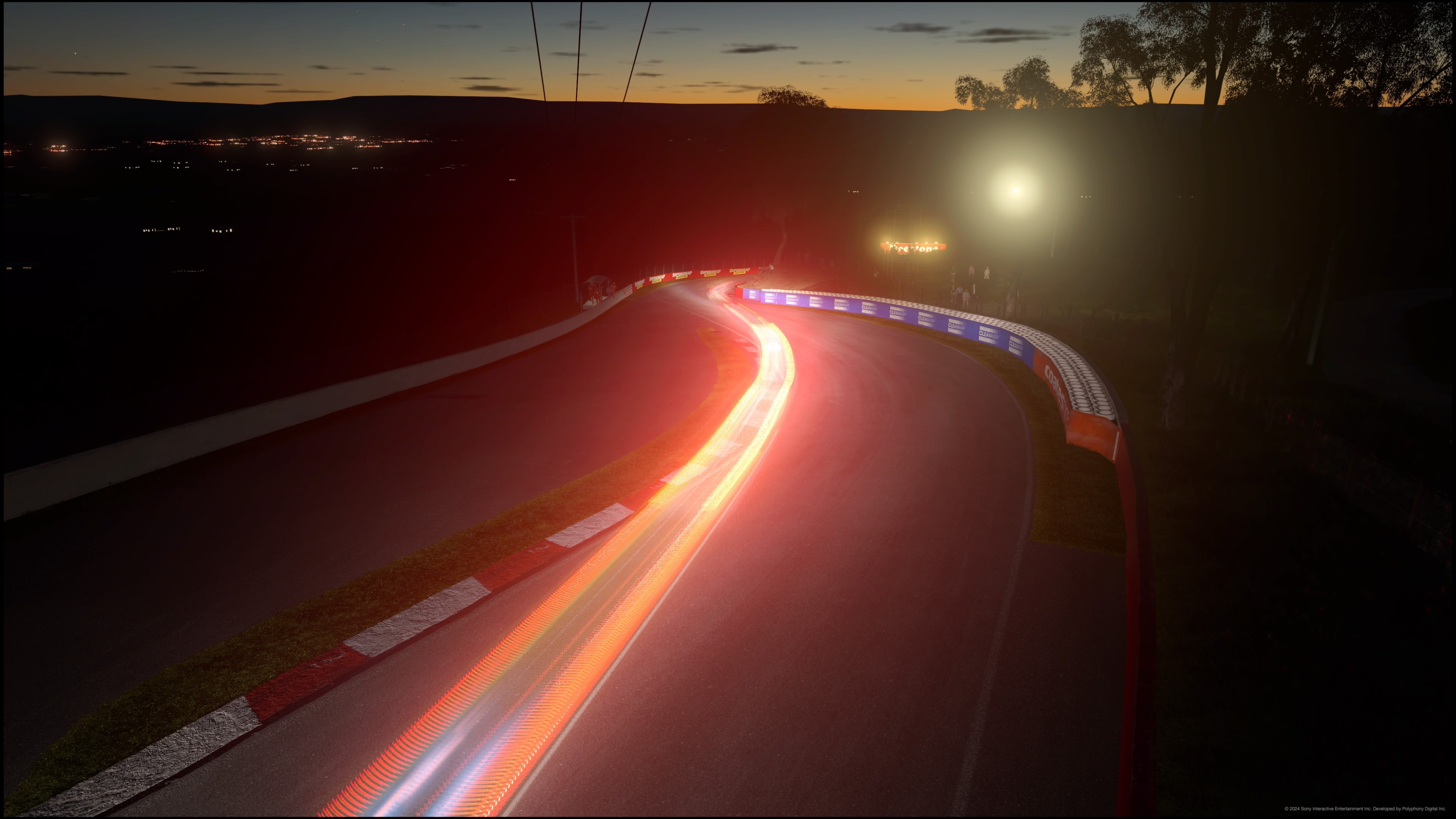 Bathurst light trail