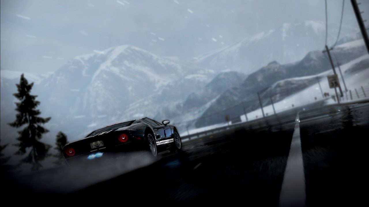 Bringing all the darkness to the blissful snow