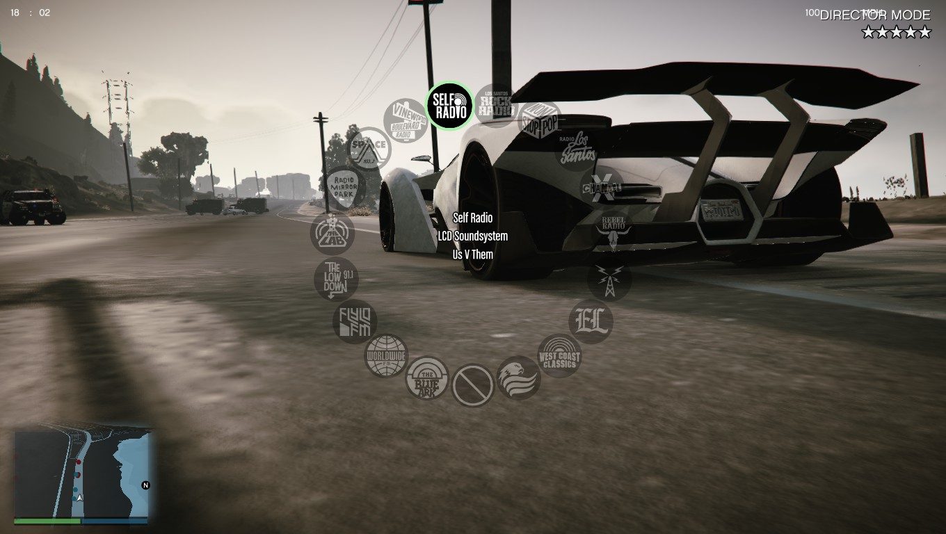 Burnout music is perfect for this wreck