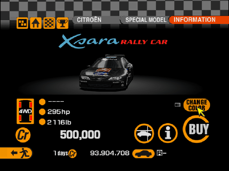 Citroen Xsara Rally Car