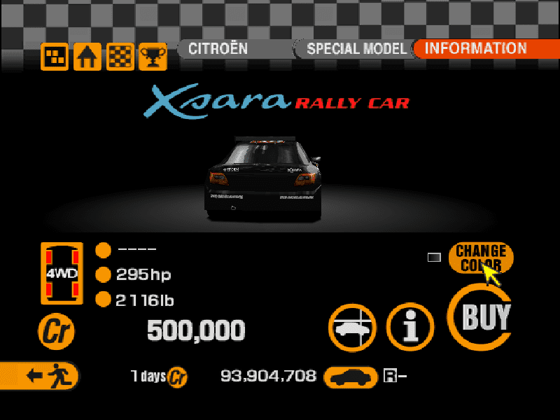 Citroen Xsara Rally Car