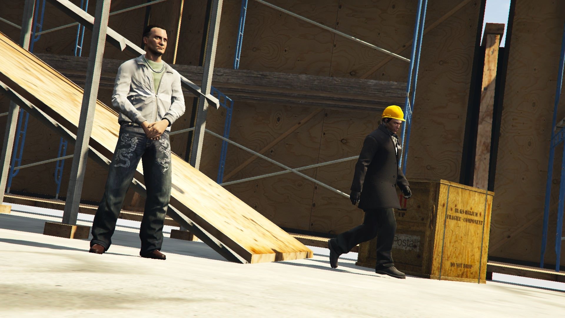 Construction foreman Jacob Ross, checking in.. or is he 1