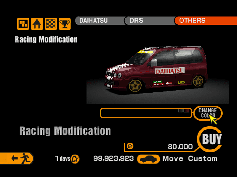 Daihatsu Move Custom 4WD '98 (J)