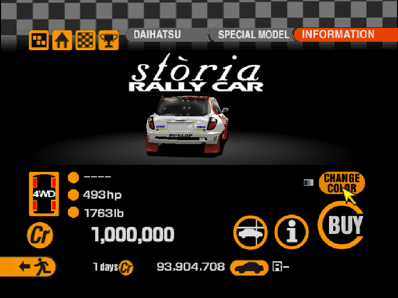 Daihatsu Storia Rally Car