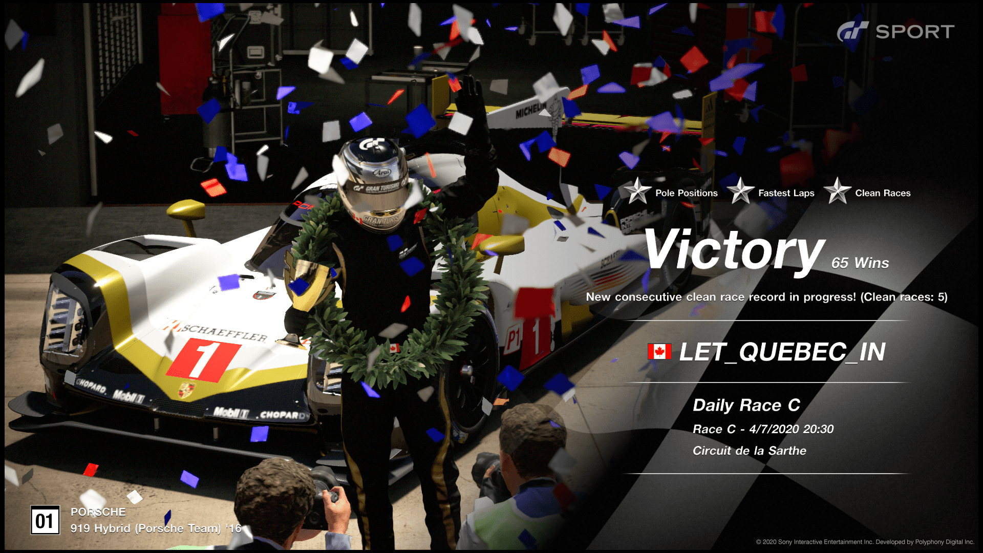 Daily race C win