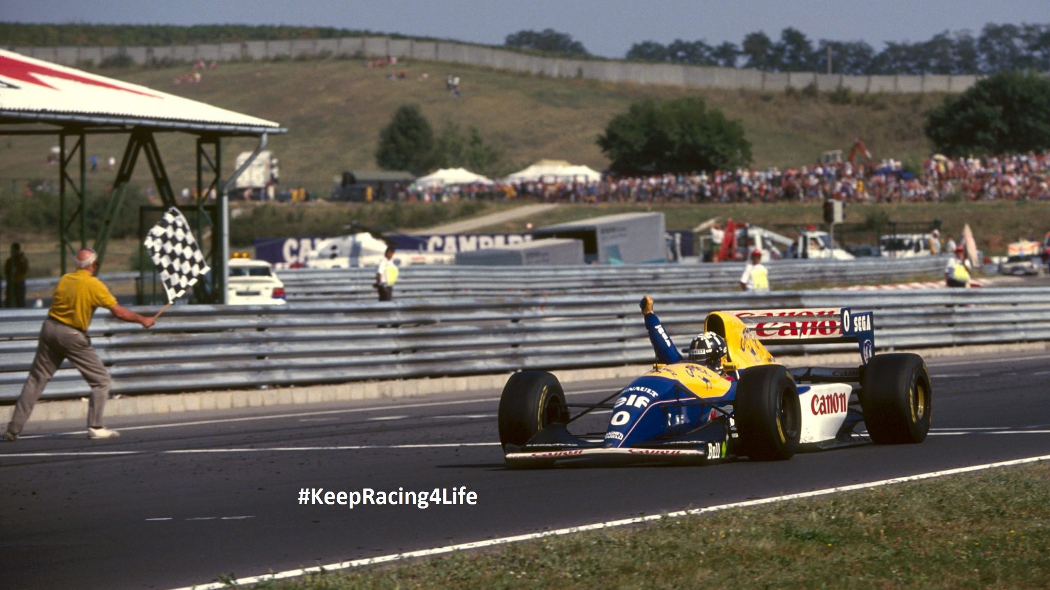 Damon Hill Wins The 1993 Hungarian GP