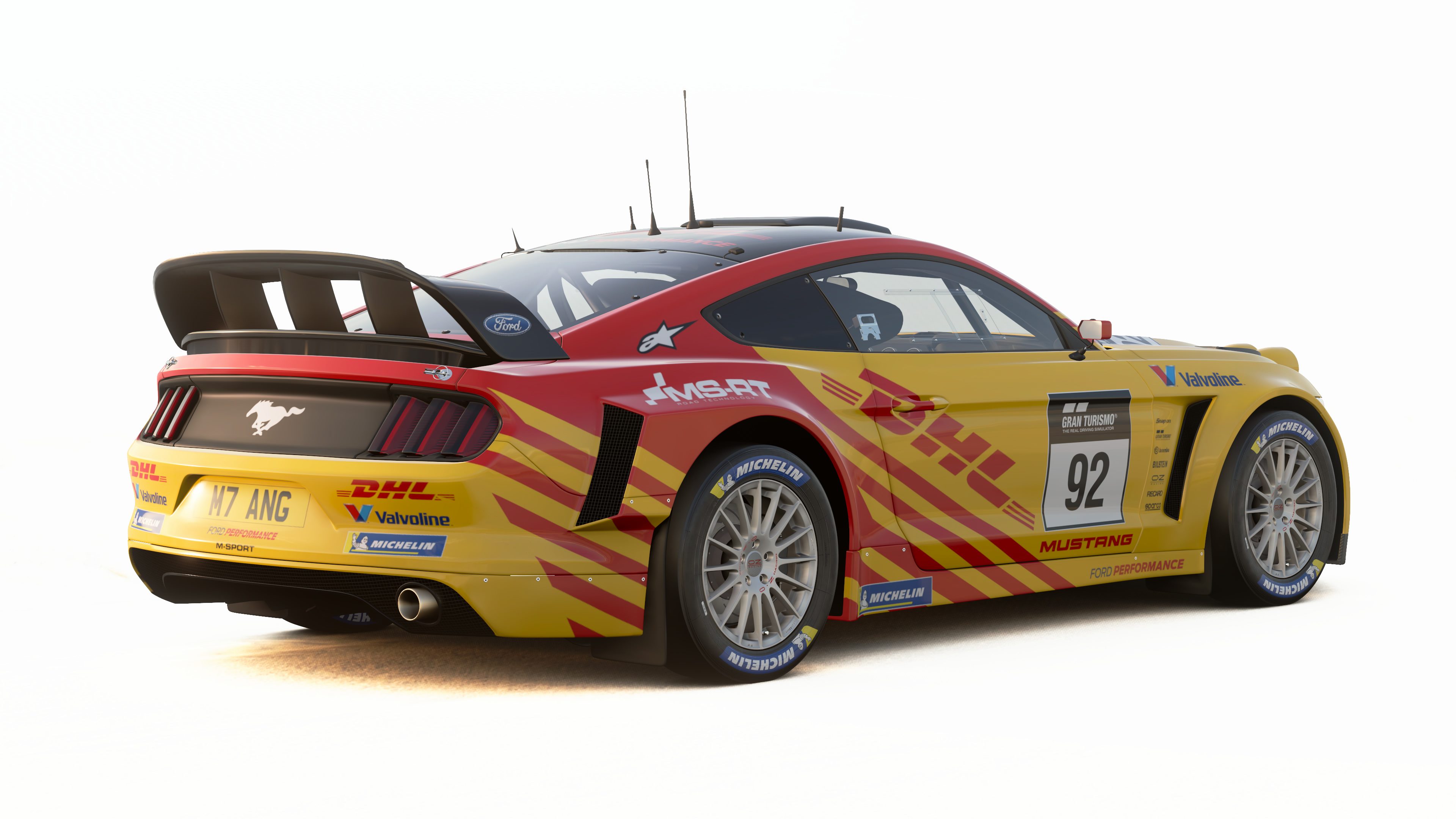 DHL Mustang Rally Car 2