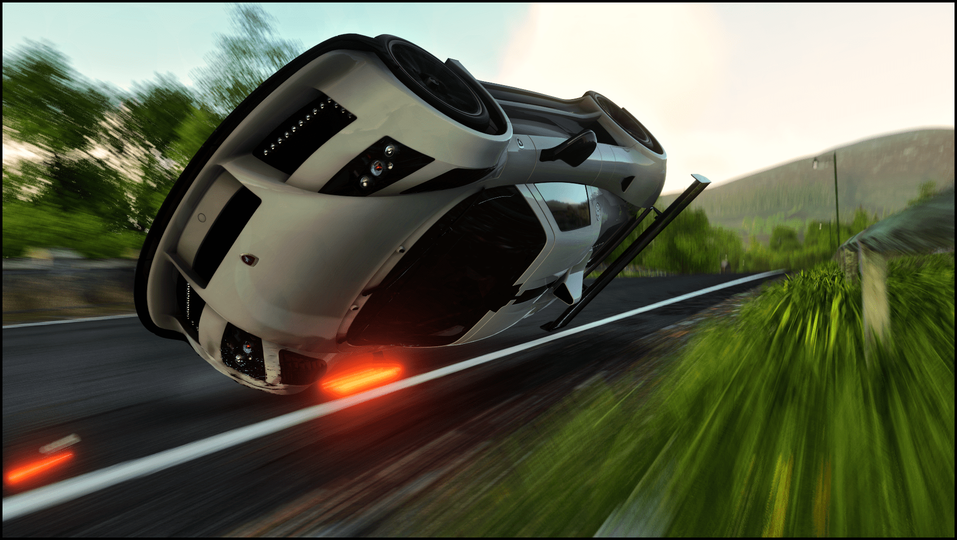 DRIVECLUB™ White Rage Crash 4