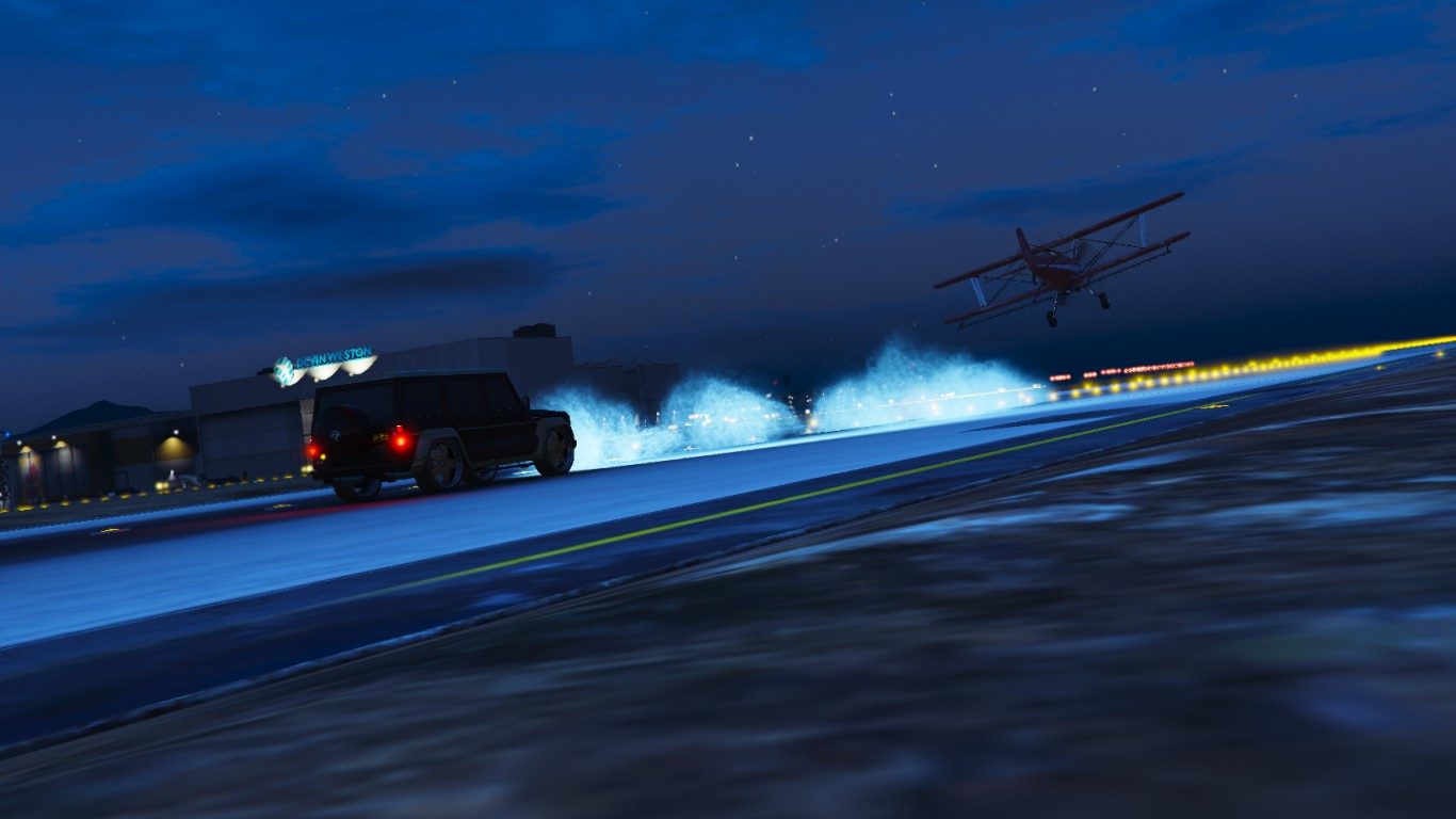 During a longest driving without crashing challenge 2