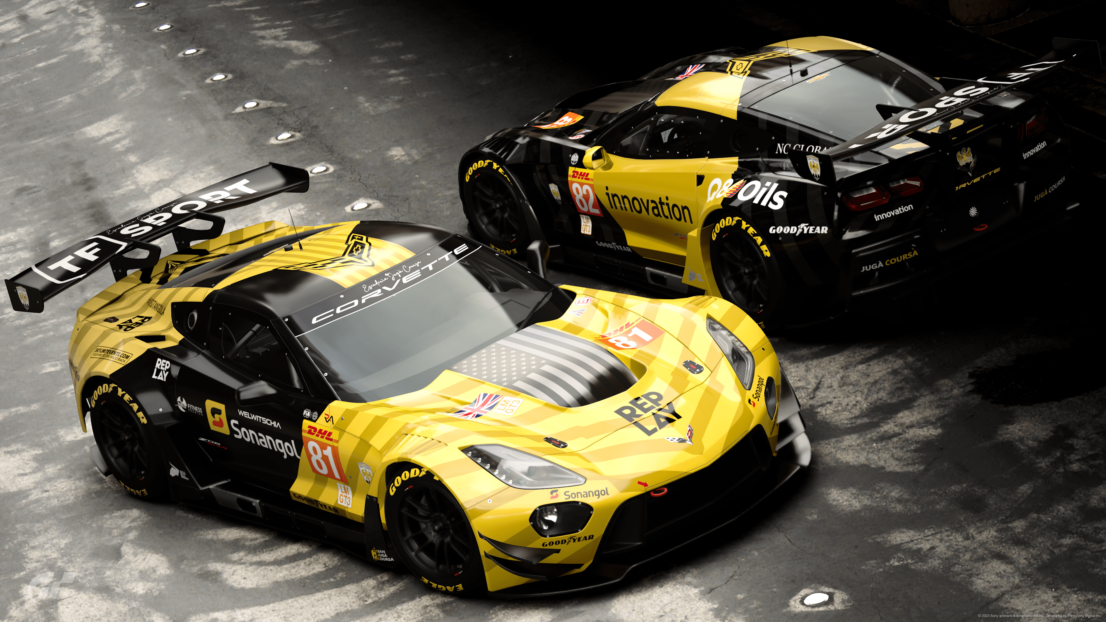 EJC Corvette TF Sport 2024 liveries