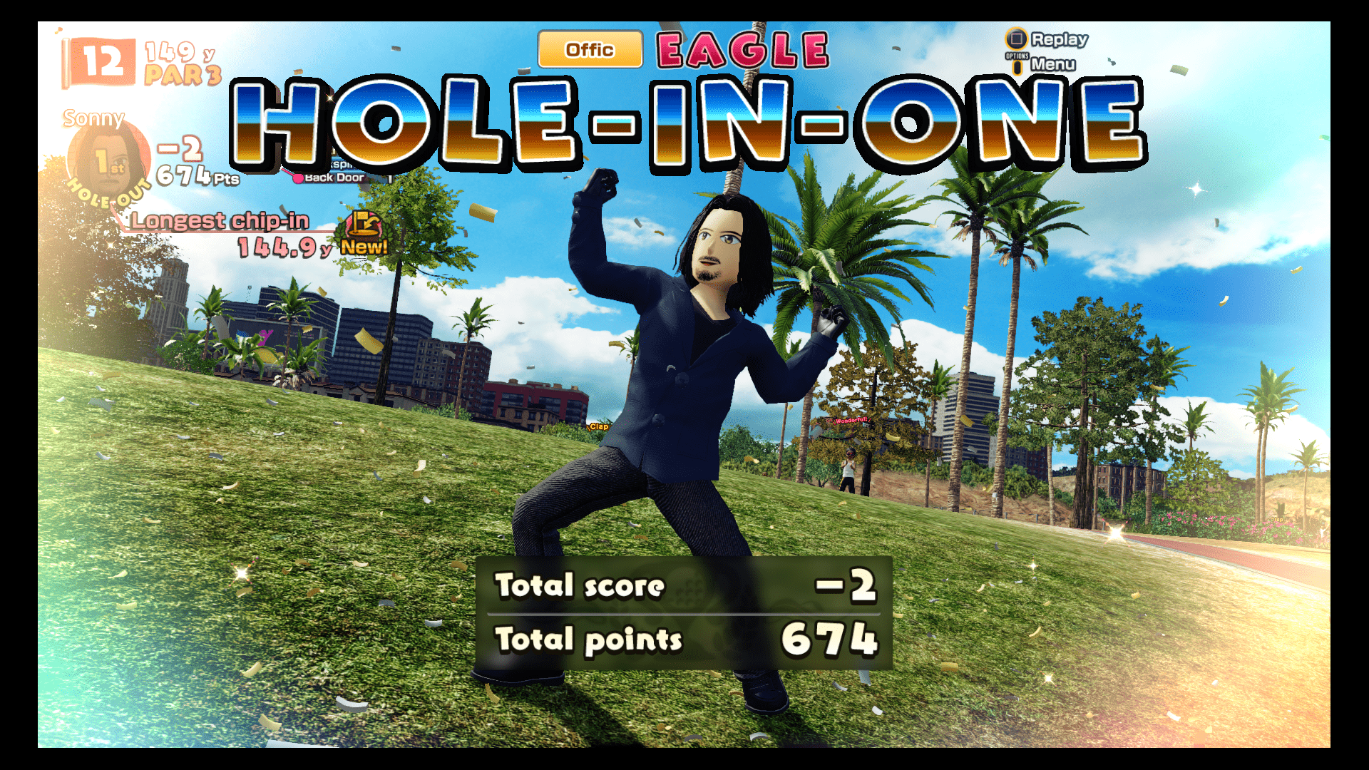 Everybody's Golf: Sonny lands an official Hole In One
