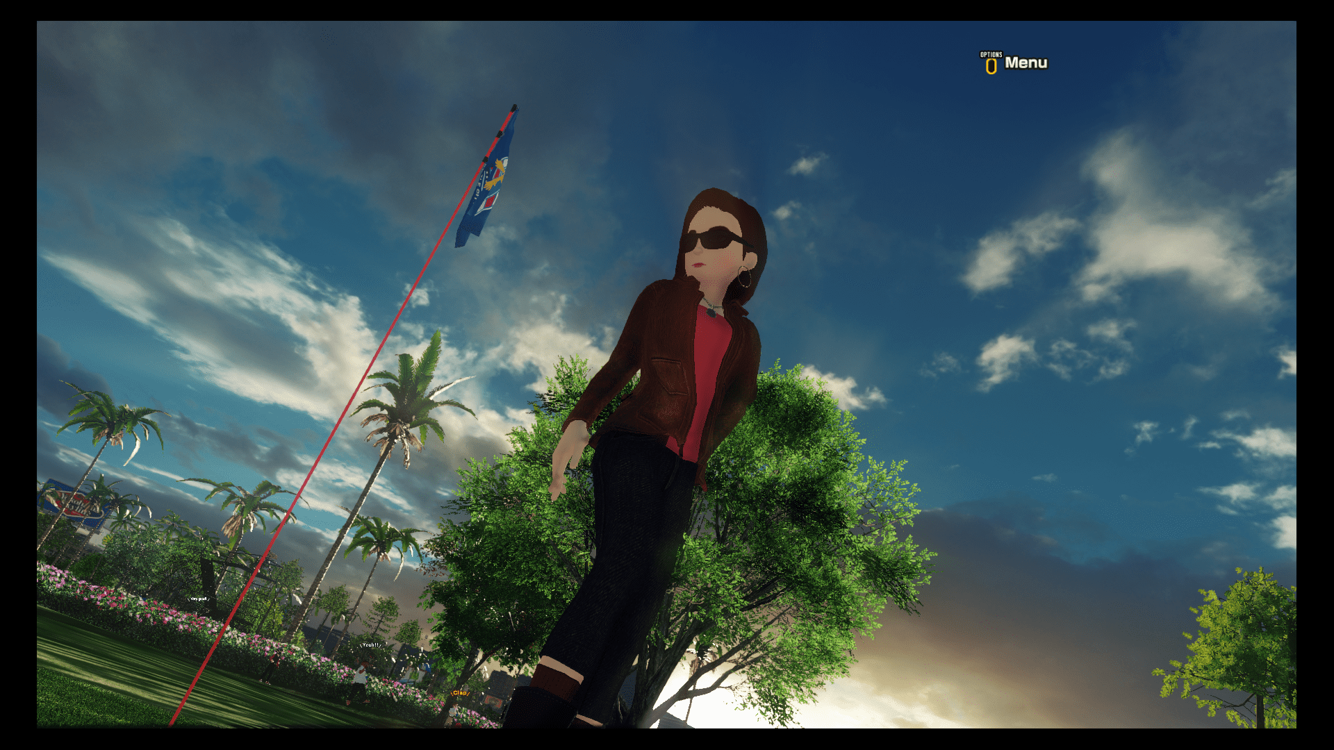Everybody's Golf: Took a split second moment of Nirvana's Eagle pose
