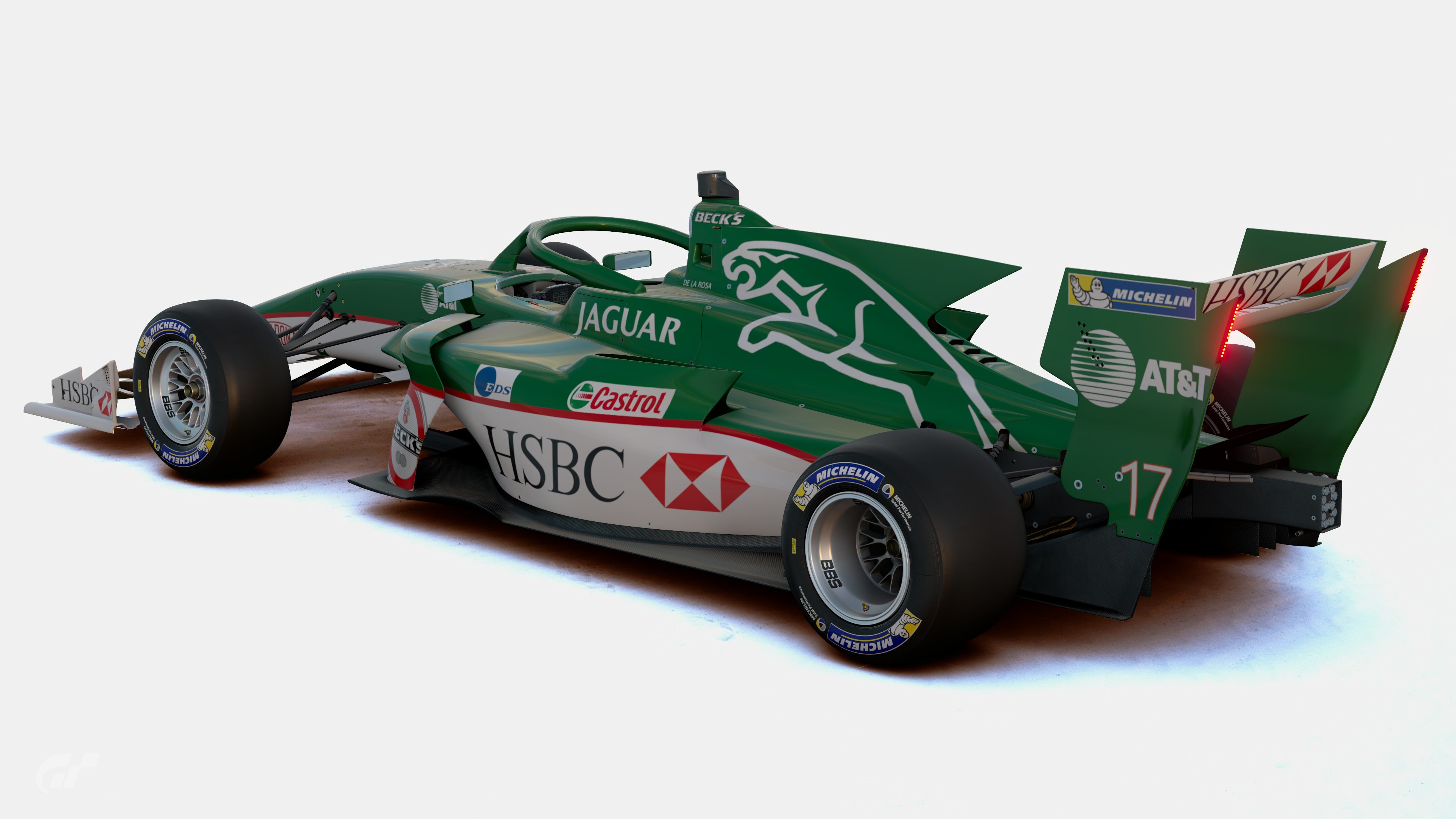 F1 Super Formula Jaguar R3 Pedro De La Rosa (2002) (2)