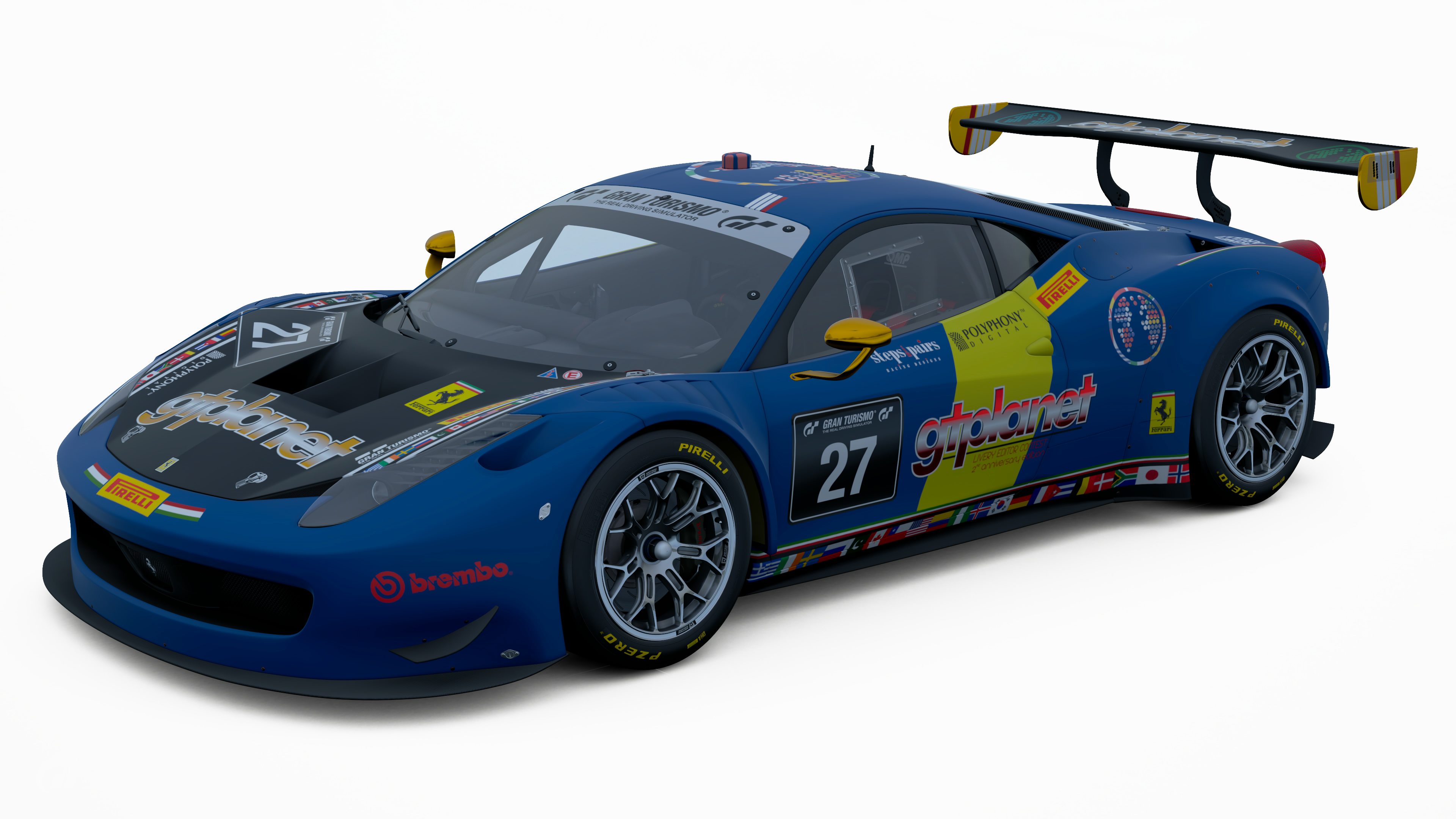 Ferrari GT3 GTPlanet Blue (front)