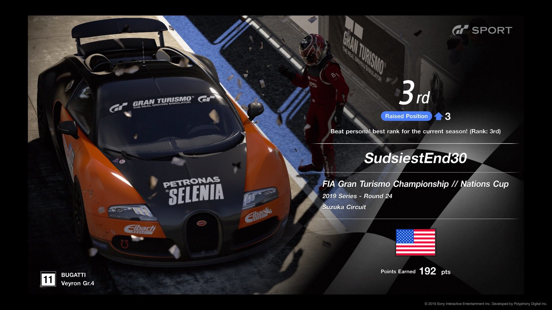First FIA Podium