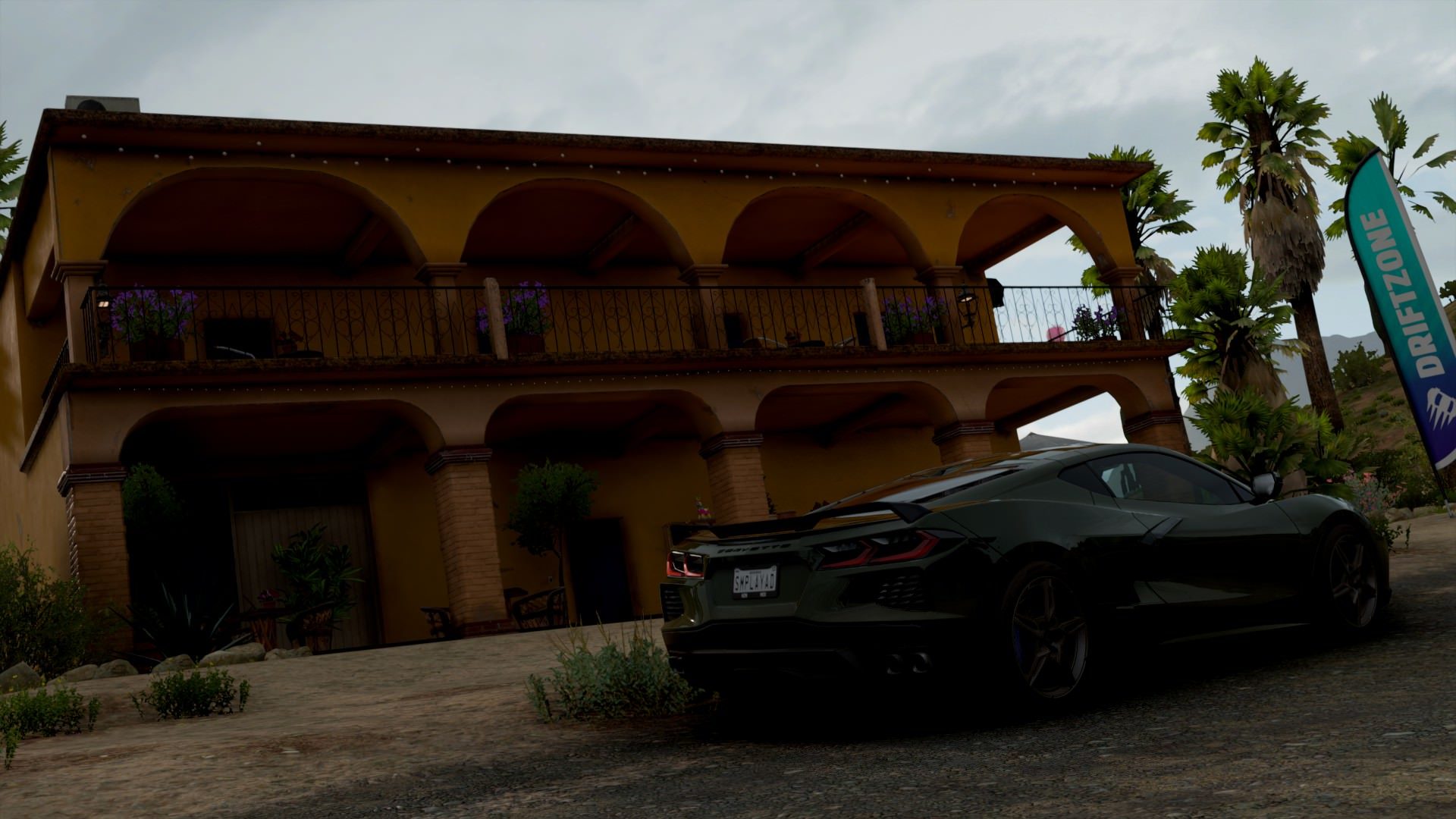 First week of Forzathon photography sessions: first house with car